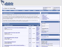 Tablet Screenshot of cricket247.org
